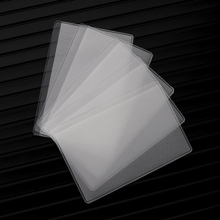 PVC Transparent ID Card Cover Wholesale Bank Bus Card Cover Advertising Promotional Gift