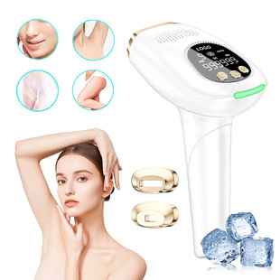 Portable household whole body painless Replaceable Head 9-gear multi-function acne laser skin rejuvenation freezing point IPL hair removal instrument