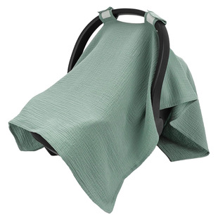 INS Baby Basket Cover Amazon Explosions Cotton Yarn Muslin Gauze Push Car Cover Lightweight Breathable Sunshade Cover
