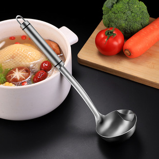 Oil filter spoon 304 stainless steel oil separation spoon oil soup separator oil removal soup skimming oil spill moon oil filter oil drain
