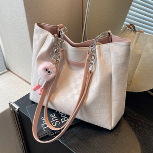 Bag Women's Bag 2025 Spring and Summer New Large Capacity Tote Bag Casual Portable Shoulder Bag Class Bag