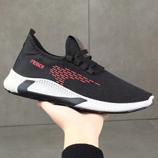 Factory wholesale spring and autumn breathable lightweight student sneaker casual comfortable Korean men's fashion running shoes
