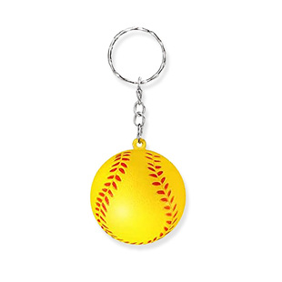Cross border sponge ball PU key chain backpack pendant children decompression vent Ball 4cm Solid Foam toy ball