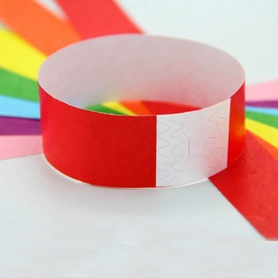 Factory Direct sales disposable DuPont paper bracelet Hospital paper bracelet amusement park water park entrance bracelet