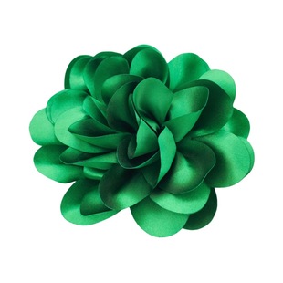 in stock 10cm Satin Cloth Flower Cross-border High-end Head Flower Corsage Clothing Accessories Diy Accessories Shoes and Hats Bag Rose Flower