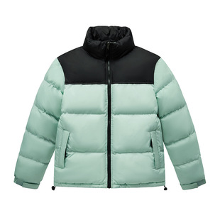 2022 New Winter Color-Blocked Bread Outwear Velvet Cotton Outwear for Men and Women Outdoor Casual Cotton Outwear with Printed Logo