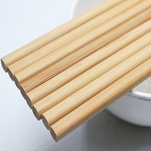 Bold polished chopsticks bulk wholesale hotel chopsticks bamboo chopsticks manufacturers wholesale carbonized high-end household gift box packaging
