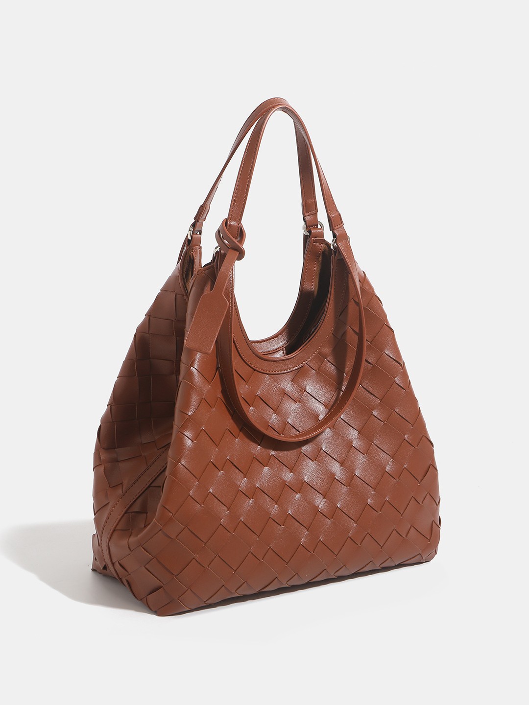 2026 New High-End Hand-Woven Shoulder Bag for Women, Large Capacity Commuter Tote Bag Crossbody Bag, Stylish and Versatile