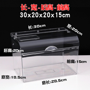 Supermarket Food Display Box Bulk Snacks Candy Box Rectangular Transparent Acrylic Plastic Storage Display Box