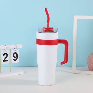 Творческий 304 из нержавеющей стали термочашка ручка портативный 40oz автомобильный кубок гигант тонны двойной напиток ледяной кубок