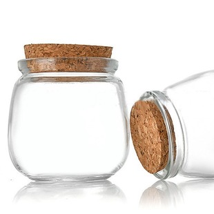 Cork Glass Pudding Bottle Thickened Glass Sealed Jar Scented Tea Milk Sour Milk Bottle Wish Bottle Drift Bottle