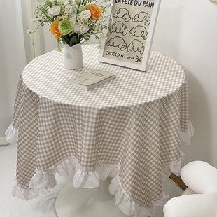 Factory wholesale tablecloth a generation of table tea table tablecloth desk mat lotus leaf lace Joker shooting decorative cloth