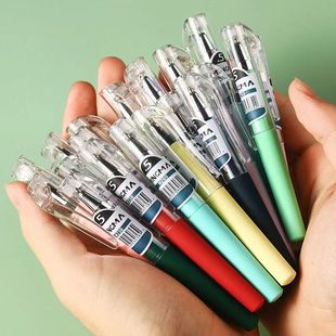 Карманная Ручка гелевая ручка портативная короткая углеродная короткая ручка черная 0,5 мм мини-ручка для вывесок короткая черная ручка