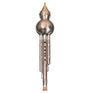 Manufacturers supply red bronze plated bronze gourd silk adult beginner musical instrument seven-hole gourd silk musical instrument introduction