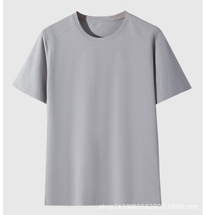 Quick-drying ice-sensitive disang cotton sleeve T-shirt refreshing breathable sports leisure fashion trend comfortable breathable men's half sleeve