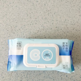Когти Cocoyo Салфетки для домашних животных Кошки Тедди, чем Панда, влажные салфетки 80