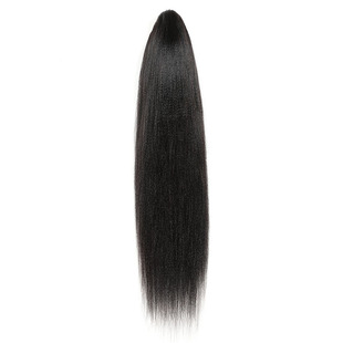 Парик живого действия Yaki Straight Human Hair Ponytail