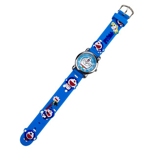 Детские часы времени Внешняя торговля Трансграничные мультфильм Doraemon Силиконовые 3D Кварцевые часы