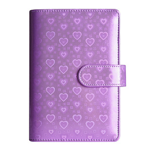 Cross-border A6 colorful laser macaron book creative pu notebook cash budget book loose-leaf book financial journal book