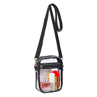 Cross-Border Transparent Pvc Cosmetic Bag Travel Outdoor Sports Portable Storage Bag Waterproof Removable Visual Simple Bag