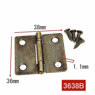 5DBJ wholesale hinge antique wooden box hinge green ancient gold 90 degree/180 degree flat open small hinge cabinet wooden box