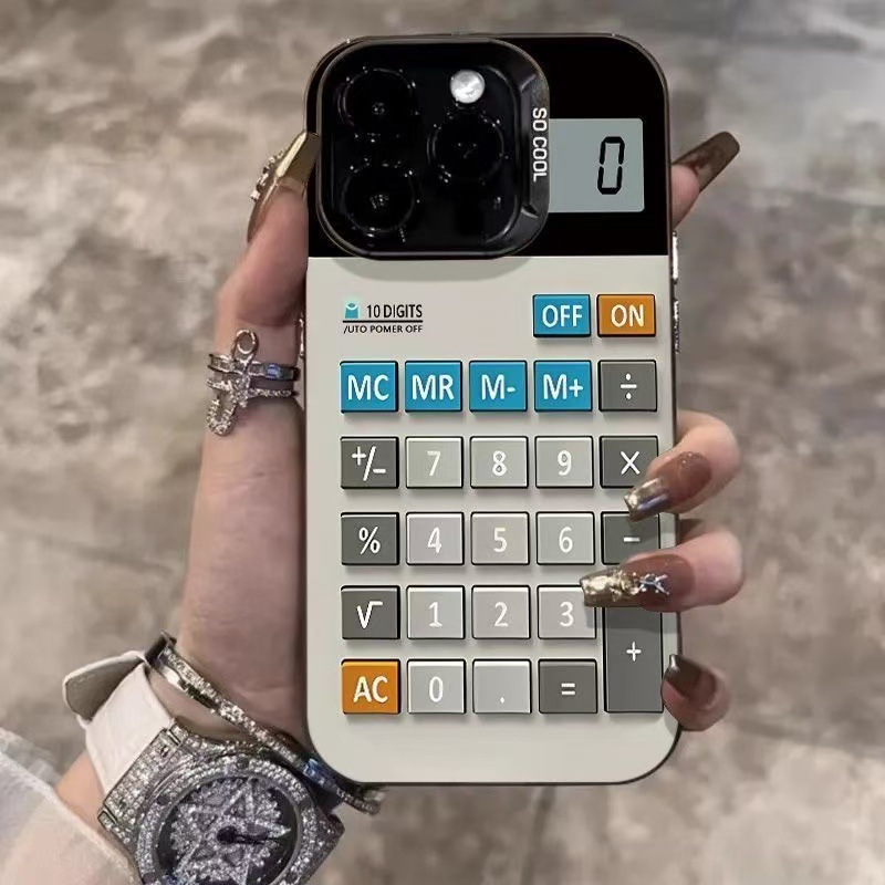 Calculator compatible with Apple iPhone 17 Pro Max, iPhone 16 Pro Max, iPhone 15 Pro Max, and quirky iPhone 14 cases