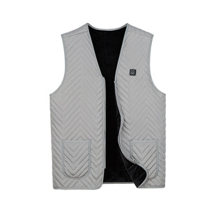 Cross-border intelligent electric vest men's and women's same warm electric vest zone 7 intelligent heating vest electric heating clothes
