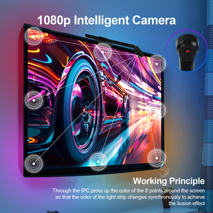 Cross-border explosions TV TV with screen atmosphere light smart APP with screen synchronization light linkage special smart led strip