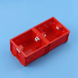 PVC switch base with lid box waterproof explosion-proof assembled docking box accessories Type 86 branch line concealed junction box