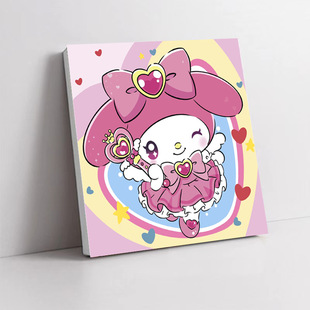20cm line puppy digital animation pattern diy hand-filled oil painting factory direct wholesale in stock