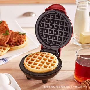 MIN WAFFLE MAKER mini waffle maker home children's baking machine bread machine electric cake stall cake machine