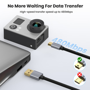Высокоскоростной USB версии 2.0 mini 5P соединительный кабель для Garmin GPS приемник игровой контроллер кабель