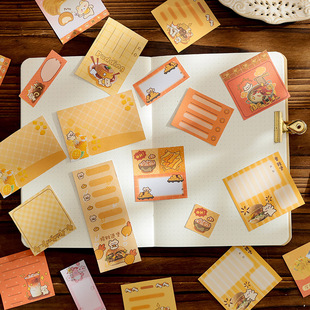 Mu Ran Pignage Paper Gourmet Paper Paper Paper Paper Notept Noteps Студенческая творческая канцелярская бумага для оформления ручного счета