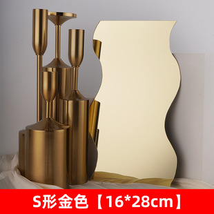 Photography Acrylic Reflective Board Mirror Gold Silver Mirror Photography Props Photography Background Board Ornaments Reflector