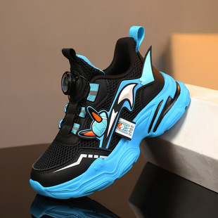 Children's Shoes New Torre Shoes 2025 Spring and Autumn Breathable Mesh sneaker Cartoon Running Shoes for Big Boys