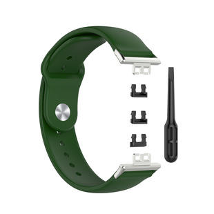 Применимо Huawei watch fit3 часы обратная пряжка сплошной силиконовый ремешок Huawei FIT2 Тенденция Замена браслета