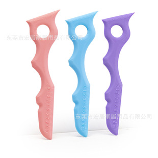 Silicone Beauty Tools Eyeliner Eyebrow Lipstick Auxiliary Tools Supplies Silicone Beauty Ruler Beauty Assistant