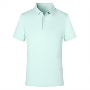 Antibacterial summer polo shirt custom lapel T-shirt custom embroidery logo printing printing company office work clothes