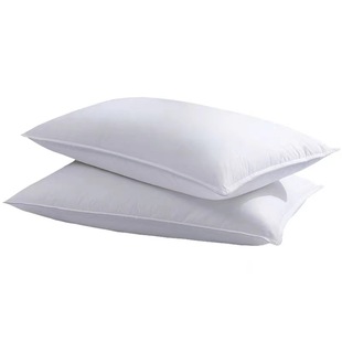 Hotel dormitory special cotton feather velvet pillow pillow bed & breakfast soft low pillow neck protection Home Single double manufacturer