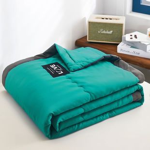 Washed Cotton Summer Cool Quilt Air-conditioning Quilt Summer Thin Quilt Student Dormitory Single Double Summer Quilt Spring and Autumn Children's Quilt Core