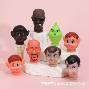 Factory Cross-border Hot Holiday Doll Christmas Season Easter Plush Doll Doll Cartoon Head New