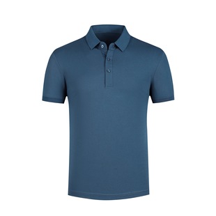 8361 # рубашка POLO с лацканом с коротким рукавом, групповая одежда, рабочая одежда, повседневная удобная, сплошная, универсальная печать, логотип