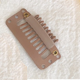 3.2cm black wig Special 6-tooth U-shaped clip beige hair patch hair block hair sleeve with BB clip hair tool