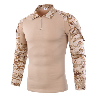 Cross-border Outdoor G2 Long Sleeve Frog Clothes Men's Work Clothes Camouflage Top Work Clothes Men's New Style Transparent
