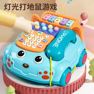 Early education smart phone baby 0-6 singing story simulation mobile phone puppy phone car children's educational toys