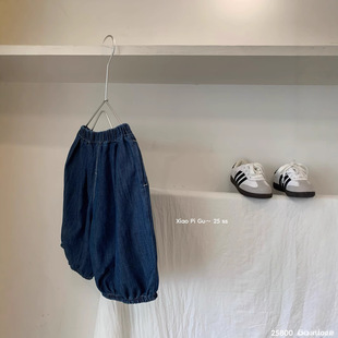 2025 Summer New Children's Jeans Korean Style Boys' Western Style All-match Denim Pants 25800