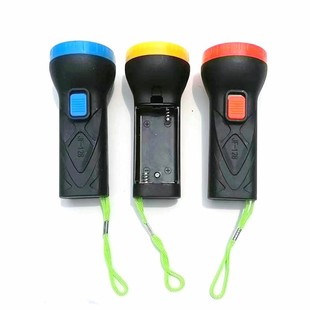 Factory Direct plastic mini flashlight gift LED outdoor lighting carry creative battery flashlight wholesale