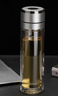 Large Capacity 500ML high-end double-layer heat-resistant glass men's and women's water Cup vacuum cup tea cup car