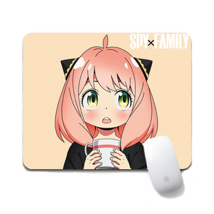 Аниме SPY × FAMILY Шпион домашний коврик для мыши 20X24CM игровой коврик двухмерный коврик для мыши