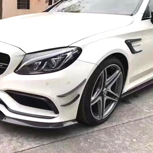 Suitable for Mercedes-Benz C- Class W205 C205 C43 C63 AMG fender real carbon fiber car interior modification